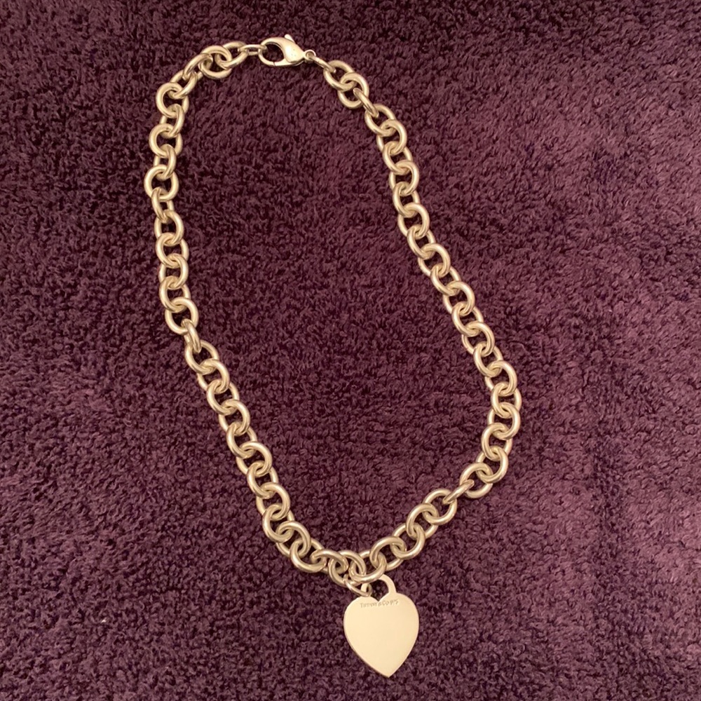 Beautiful Tiffany & Co settling silver comet with heart